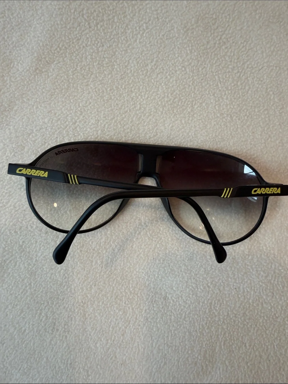 Carrera Black Sunglasses with Subtle Gold Accent